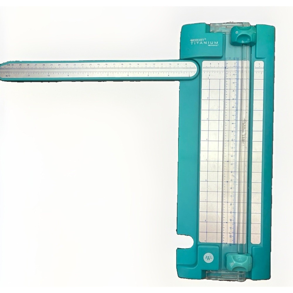 Westcott Titanium Bonded Paper Cutter Trimmer 12" Scores Cuts Crafts Scrapbook